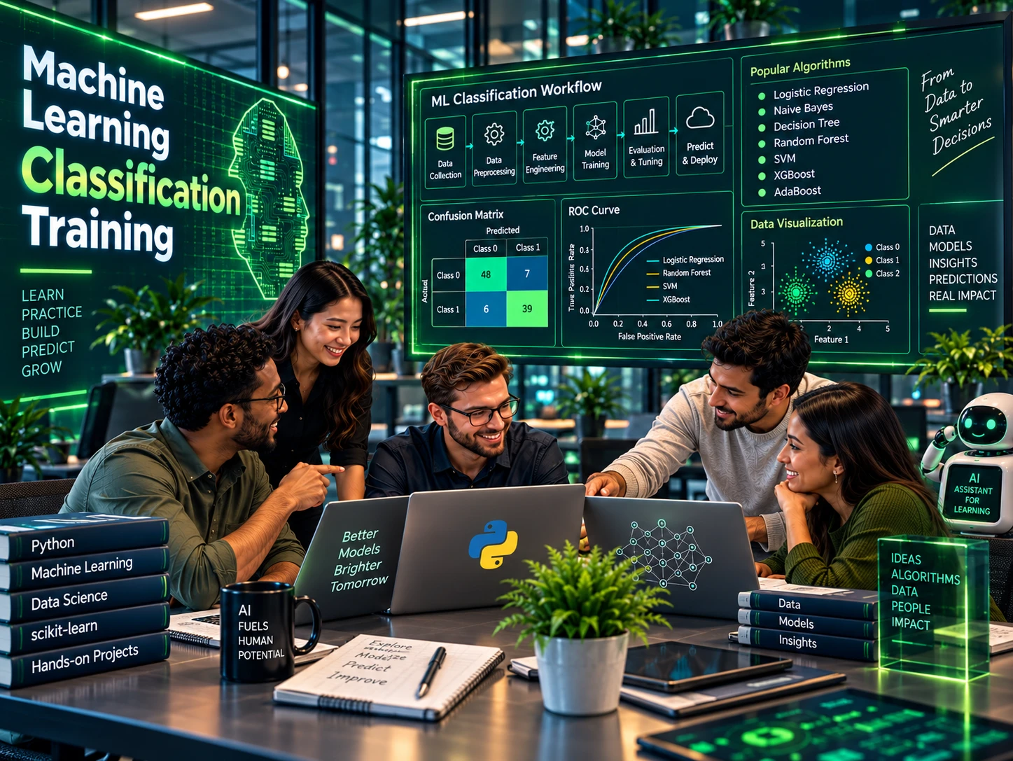 Machine Learning Classification training with scikit-learn at Wisen IT Solutions, Chennai, India