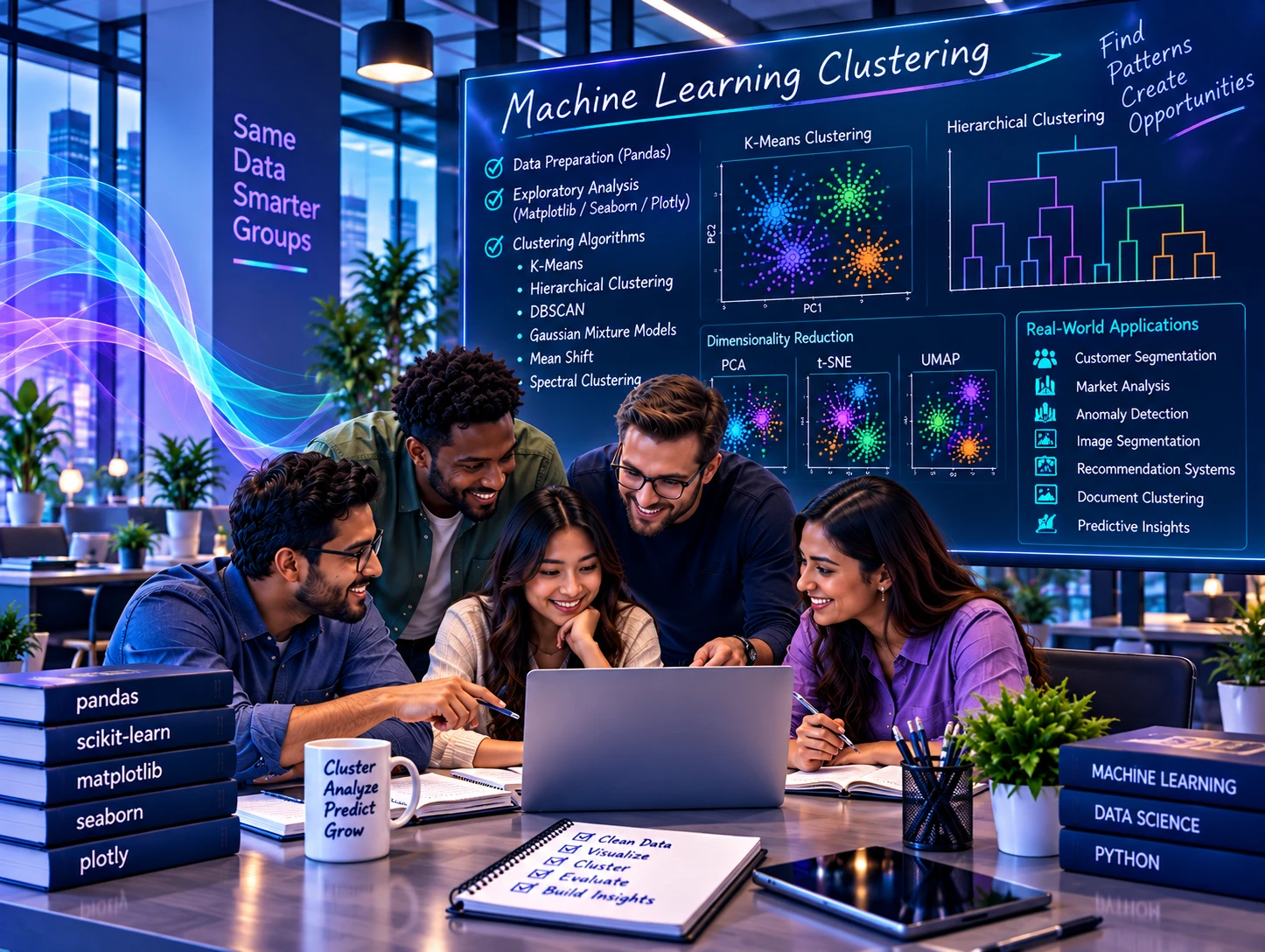 Machine Learning Clustering training