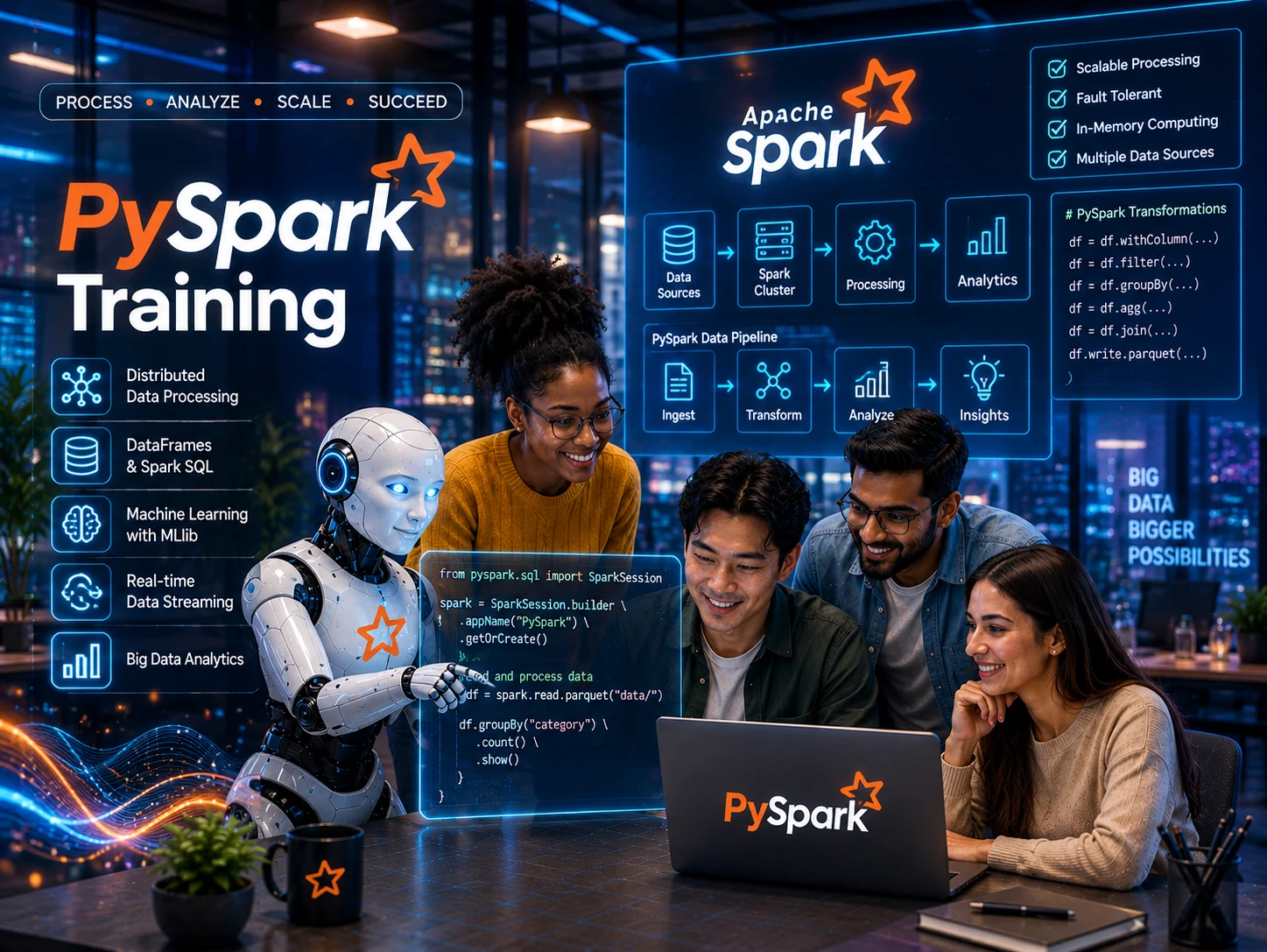 Data Engineering training in PySpark, Apache Airflow and SQLAlchemy at Wisen IT Solutions, Chennai, India